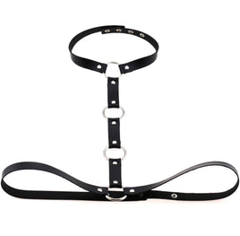 Women Black Leather Waist Strap Belt