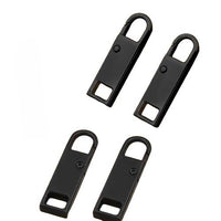 3Pcs Metal Black Zipper Pull