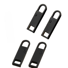 3Pcs Metal Black Zipper Pull