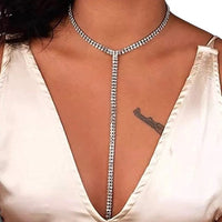 Women T Logan Clavicle Crystal Choker Necklace