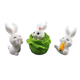 4Pcs Bunny Decoration