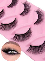 5 Pairs Fluffy Volumized Eyelashes