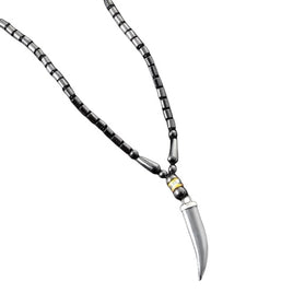 Unisex Scimitar Charm Necklace