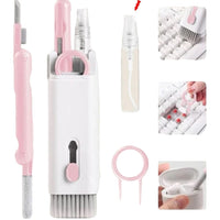 1set Portable 7 In 1 Multifunction Keyboard Cleaning Brush, Screen Cleaner