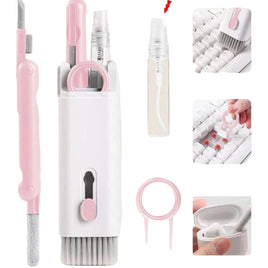 1set Portable 7 In 1 Multifunction Keyboard Cleaning Brush, Screen Cleaner