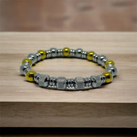 Stainless Steel Beaded Bracelet #000015