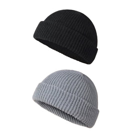 1 Pc Men Solid Beanie