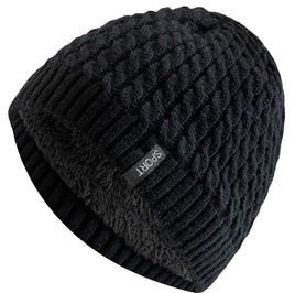 Men Letter Label Detail Knit Beanie