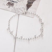 1PC Silver Crystal Anklet Foot Chain Bracelet