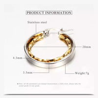 Gold & Silver Fashion Earring For Women