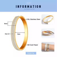 Stainless Steel Cuff Bracelet For Women