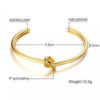 Stainless Steel Trendy Round Bracelet