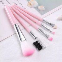 5pcs/set pink makeup brushes