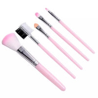 5pcs/set pink makeup brushes