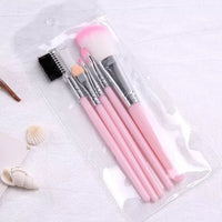 5pcs/set pink makeup brushes