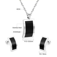 Women Stainless Steel Jewelry Set