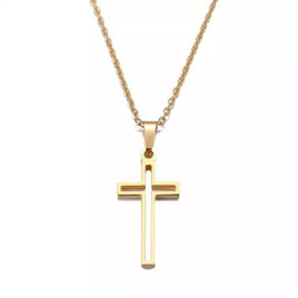 Stainless Steel Women Cross Necklace