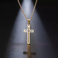 Stainless Steel Women Cross Necklace