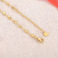 Stainless Steel Bead Chain Beach Anklet