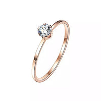 Women Stainless Steel Single Fine Ring