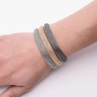 Unisex Color Mesh Combined Bracelet