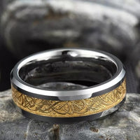 Stainless Steel Unisex Vintage Ring