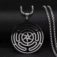 Unisex Stainless Steel Magic Logo Necklace