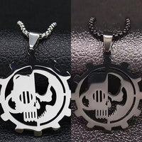 Stainless Steel Adeptus Pendant Necklace