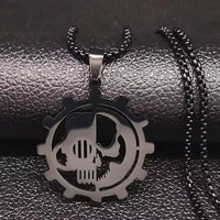 Stainless Steel Adeptus Pendant Necklace