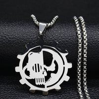 Stainless Steel Adeptus Pendant Necklace