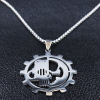 Stainless Steel Adeptus Pendant Necklace