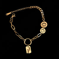 Stainless Steel Women Pendant Bracelet