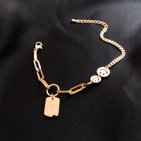 Stainless Steel Women Pendant Bracelet