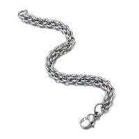 Vintage Stainless Steel Link Chain Bracelet