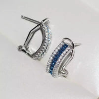 Women AAA Cubic Zirconia Stud Earring