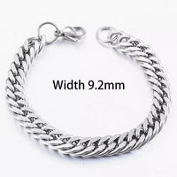 Men Stainless Steel Hip-Hop Bracelet