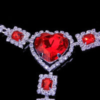 Sexy Red Rhinestone Pantie Body Jewelry