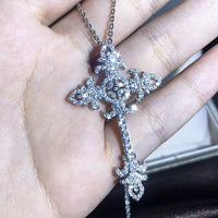 Unisex 925 Sterling Silver Plated Luxury Cross