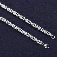 Stainless Steel Hip Hop Jewelry Set