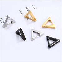 1PC Stainless Steel Triangle Punk Earring