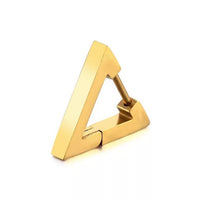 1PC Stainless Steel Triangle Punk Earring