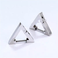 1PC Stainless Steel Triangle Punk Earring