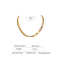 Women Stainless Steel Stylish Golden Necklace