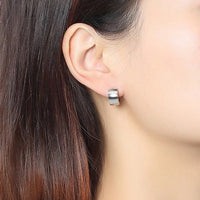 Classic Stainless Steel Small Hoop Earring