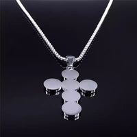 Christian Cross Pendant Chain Necklace