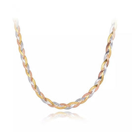 3 Color Stainless Steel Bohemia Snake Necklace