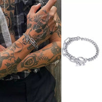 Men Cuban Chain Stainless Steel Bracelet