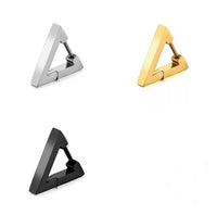 1PC Stainless Steel Triangle Punk Earring