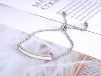 Stainless Steel White Glaze Chain Bracelet