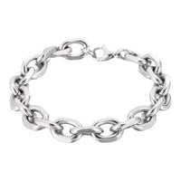 10mm Stainless Steel Cuba O-Chain Men Bracelet